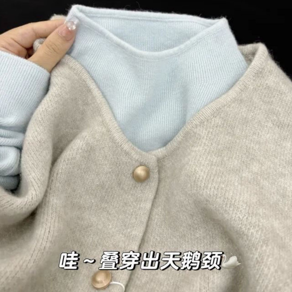 【Sẵn +Kèm Ảnh Shop】Áo Len Nữ Cổ Cao Giữ Nhiệt ,Áo Len Tăm Mềm Mịn Loại 1 Đẹp | BigBuy360 - bigbuy360.vn