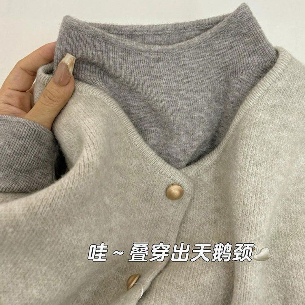 【Sẵn +Kèm Ảnh Shop】Áo Len Nữ Cổ Cao Giữ Nhiệt ,Áo Len Tăm Mềm Mịn Loại 1 Đẹp | BigBuy360 - bigbuy360.vn