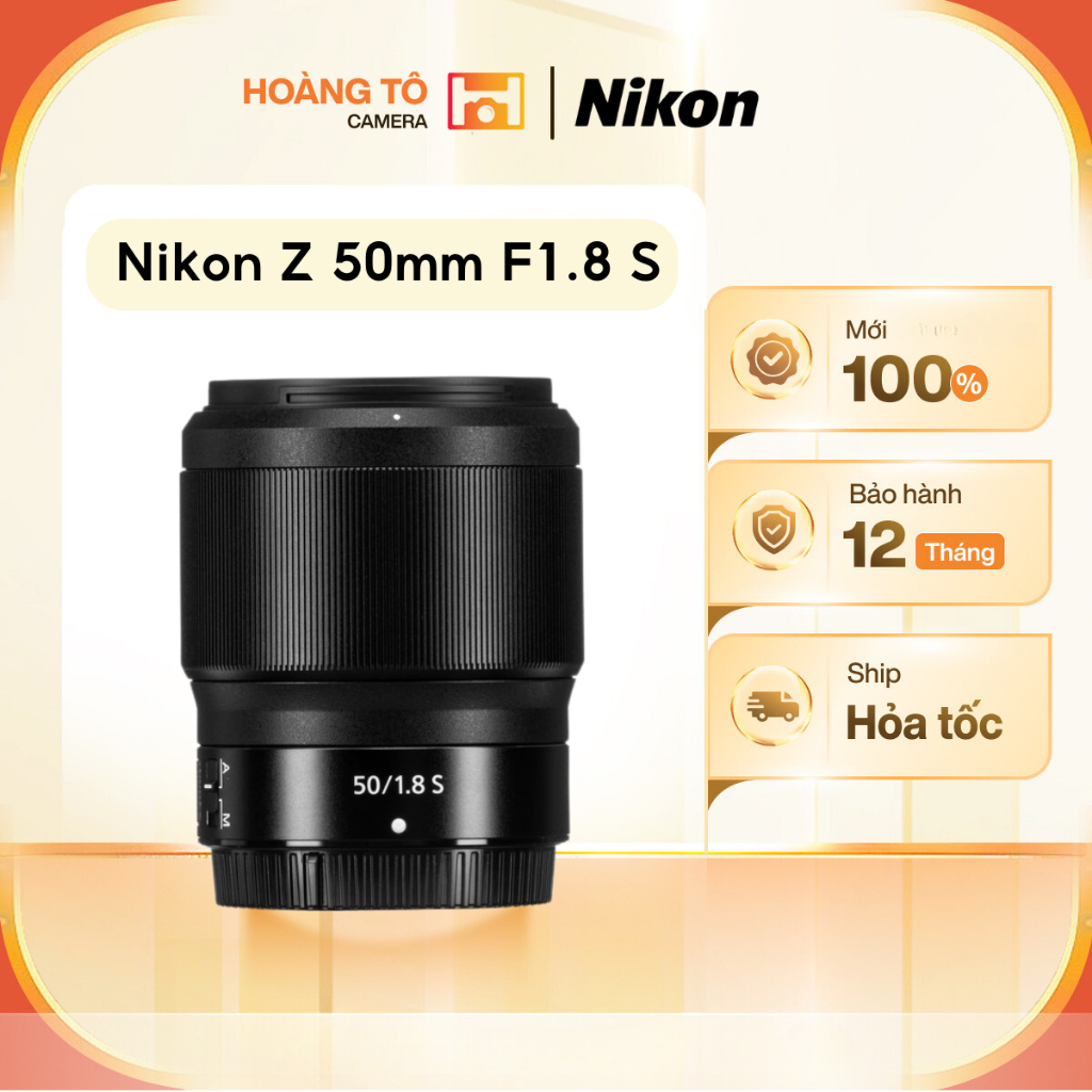 Ống Kính Nikon Z 50mm F1.8 S | Mới 100%
