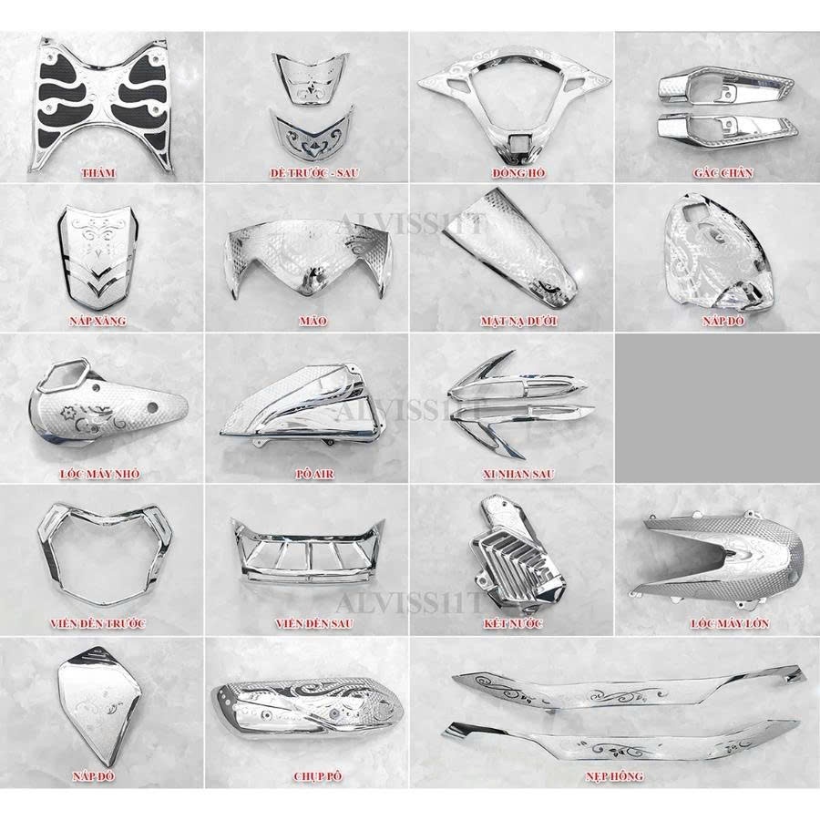 [Lead 2025-2026] Ốp trang trí cho Lead 2025-2026 mạ crom Artistar