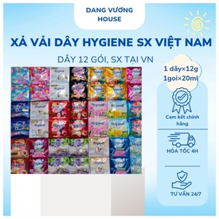 Nước xả Vải Hygiene sản xuất nhà máy Việt Nam Dây 12 Gói( 20 ML)