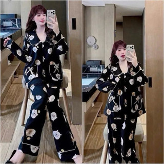 Đồ bộ Lụa phối 50-100kg mặc nhà cho nữ