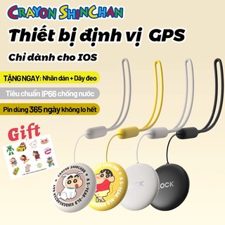[Chỉ Cho IOS] ROCK - Thiết Bị Chống Thất Lạc Crayon Shinchan Định Vị Không Dây Toàn Cầu Cho Chìa Khóa, Xe, Vali, Motor