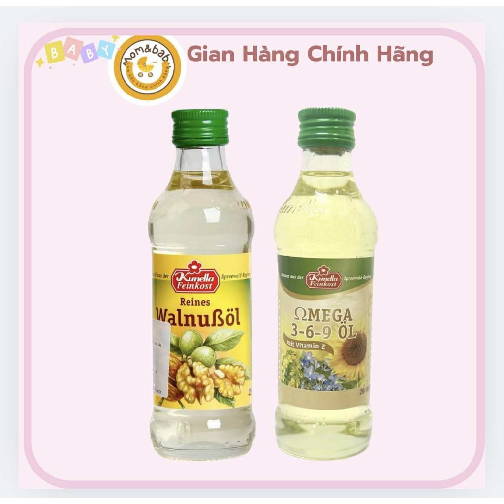 Dầu Omega 369 - Dầu Óc chó, ép lạnh KUNELLA (100ml) Đức