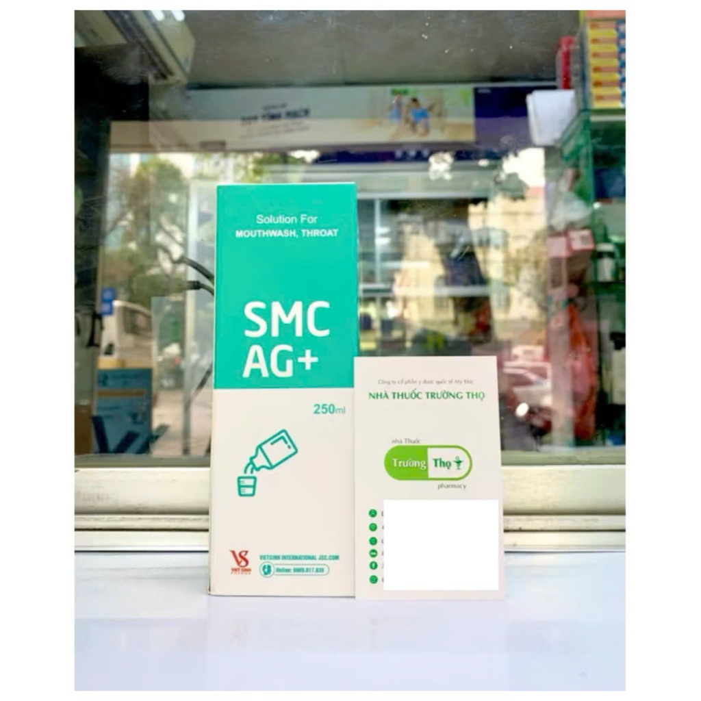 Nước Súc Miệng Nano Bạc Sát Khuẩn SMC AG+(chai 250ml)