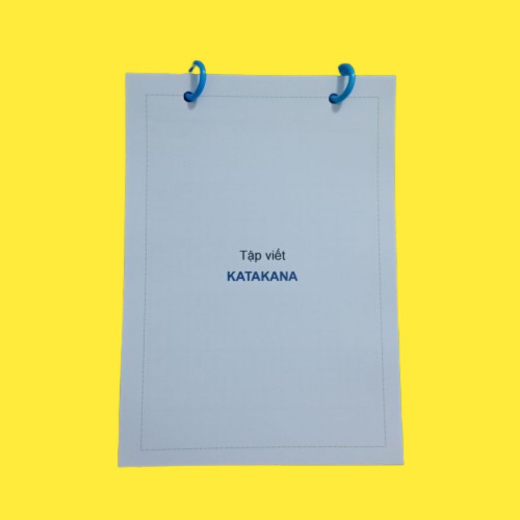 Vở tập viết Katakana