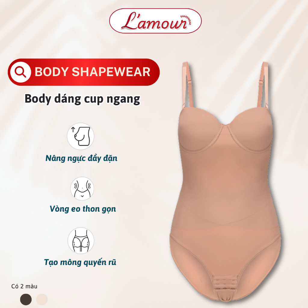 Bodysuit Định Hình Nâng Ngực Dáng Quây Tháo Rời