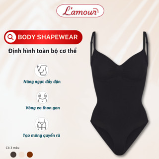 Áo Gen Bodysuit Định Hình Toàn Thân - Điêu Khắc Siết Eo Gom Gọn Siêu Quyến Rũ Lamour Shapewear BD02