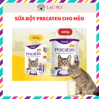 (HỘP 100GR & 400GR) Sữa Precaten Cho Mèo Con Sơ Sinh, Mèo Lớn Thiếu Chất Dinh Dưỡng