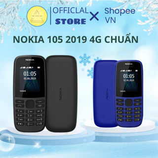 Điện thoại Nokia 105 4G 2 Sim bản mới nhất 2019, Điện Thoại Main Zin Chính Hãng 100% Loa To Sóng Khoẻ Kèm pin Pin Sạc --