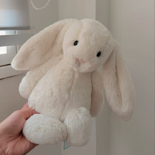 [CHÍNH HÃNG] THỎ BÔNG JELLYCAT BASHFUL CREAM TRẮNG KEM