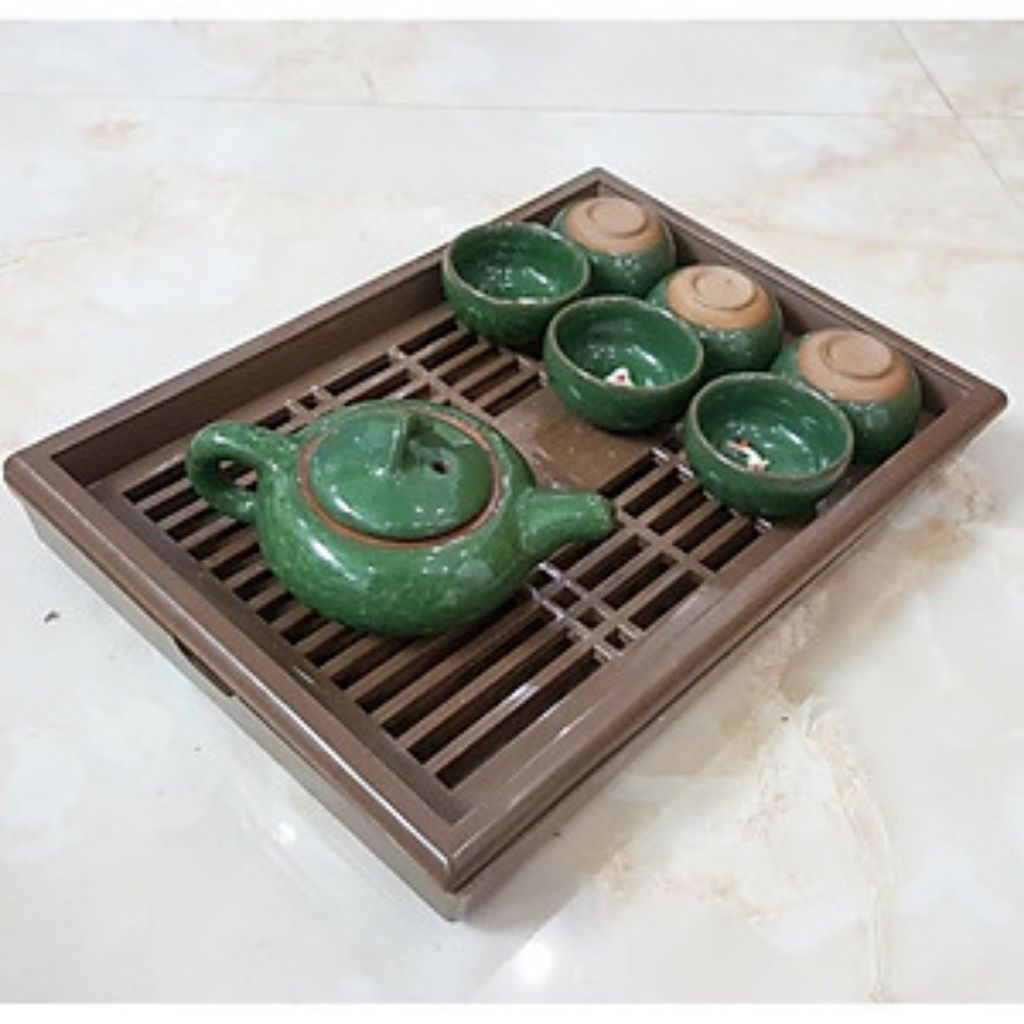 KHAY TRÀ NHỰA CHỮ NHẬT