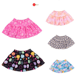 Chân váy bé gái size 1-10 tuổi,(8-32kg) chân váy 1 tầng chất cotton mềm mát có quần chip đùi bên trong váy - SUNKIDS1