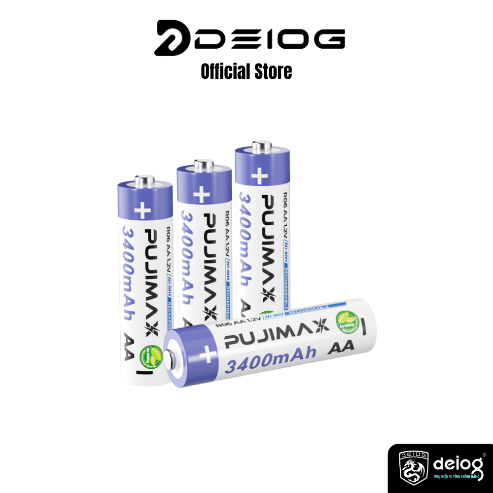 Pin Sạc AA 3400mAh / Pin AA 1200mAh / Pin Tiểu Sạc Lại Dùng Cho micro , mic loa kéo, điều khiển