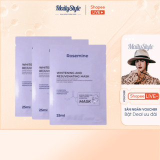  M13_ KÈM QUÀ  Mặt nạ Rosemine whitening and rejuvenating mask 