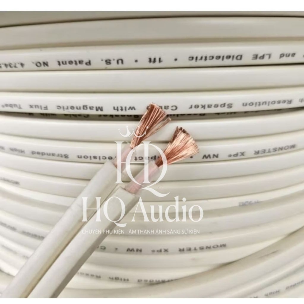 Dây loa  Monster Xp 2 ×1.0,2×1.5,2×2.0 lõi  đồng nguyên chất (Đơn giá:5m)