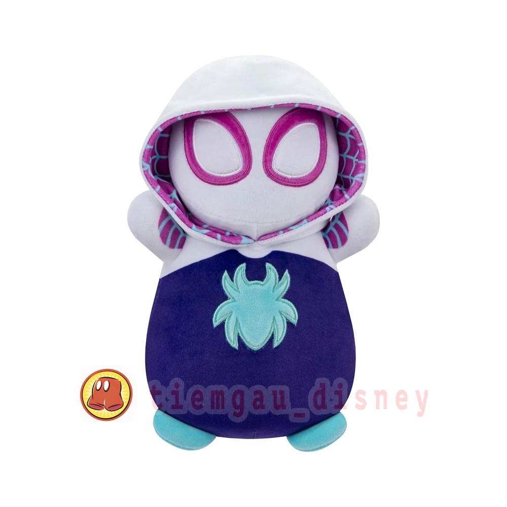 Gấu bông Squishmallows Người Nhện Gwen - Ghost Spider Gwen Stacy - Chính hãng Jazwares