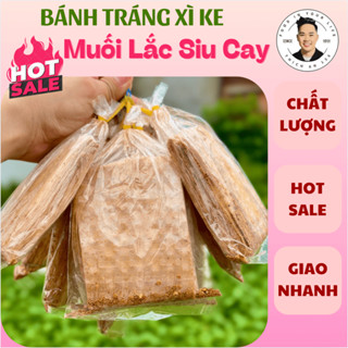 COMBO 10 Bịch Bánh Tráng Xì Ke Lắc MUỐI LẮC SIÊU CAY Mini, Bánh Tráng Xì Ke Khô Siêu Cay Tây Ninh - Thích Ăn Food Snack