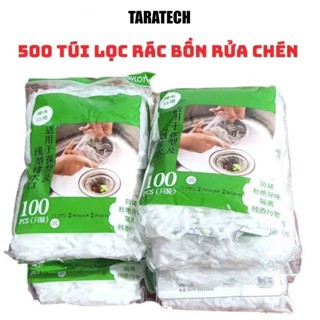 Combo 500 túi lọc rác bồn rửa chén bát, túi lưới lọc rác chậu rửa bát, bọc đựng rác bồn rửa bát