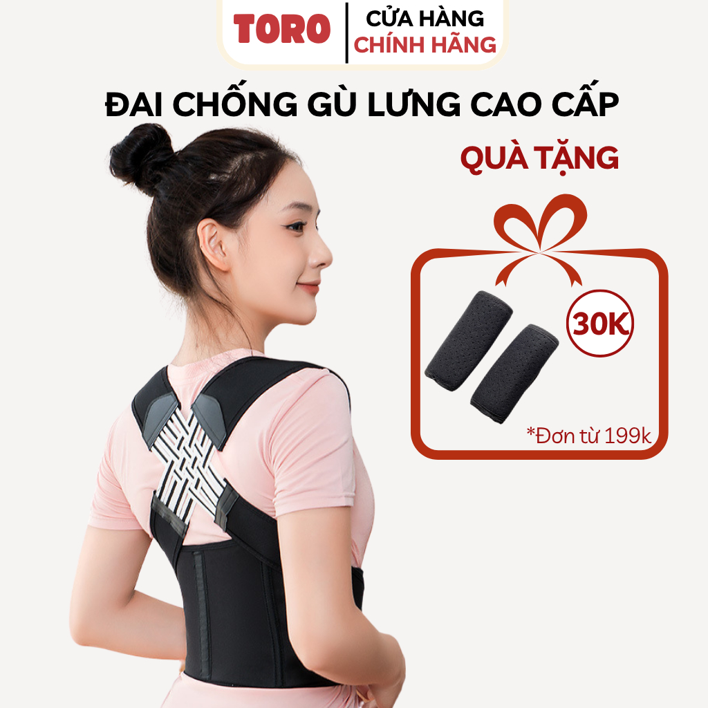 Đai Chống Gù Lưng Cao Cấp Nam Nữ, Điều Chỉnh Tư Thế, Định Hình Cột Sống, Cải Thiện Vóc Dáng