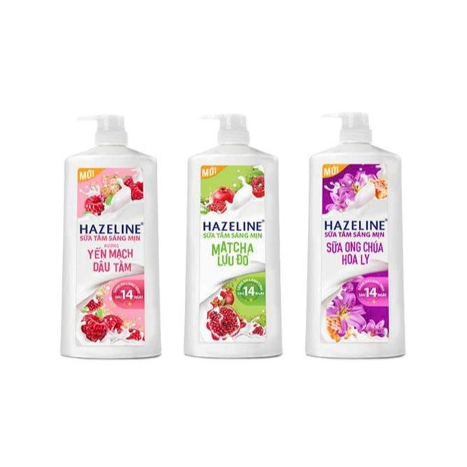 HAZELINE sữa tắm dưỡng sáng da 1kg