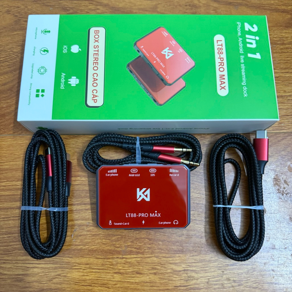 Box Livestream Stereo Phiên Bản Mới Nhất 2025 LT88 PRO MAX Chính Hãng đẳng cấp chất lượng hỗ trợ PK,
