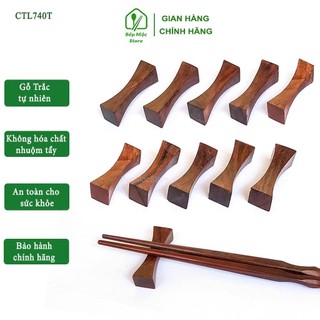  Gác Đũa Gỗ Trắc Tự Nhiên Siêu Sạch An Toàn Sức Khỏe Hahanco Bộ 10 chiếc  CTL740T  