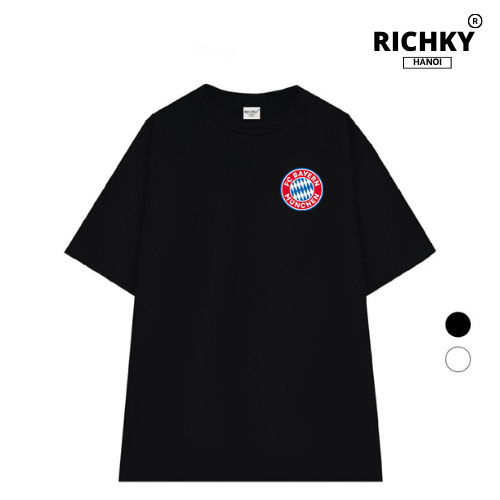 Áo Thun Richky Hanoi Premium Tee Logo Left Câu Lạc Bộ Bóng Đá Fc Bayern Munich Bundesliga