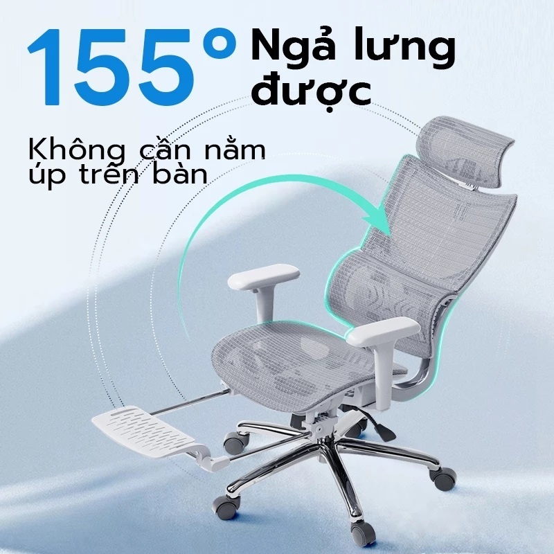 Ghế xoay văn phòng Công thái học bảo vệ cột sống điều chỉnh đa điểm thoải mái ngồi lâu dài -Hàng Nhập Khẩu | BigBuy360 - bigbuy360.vn