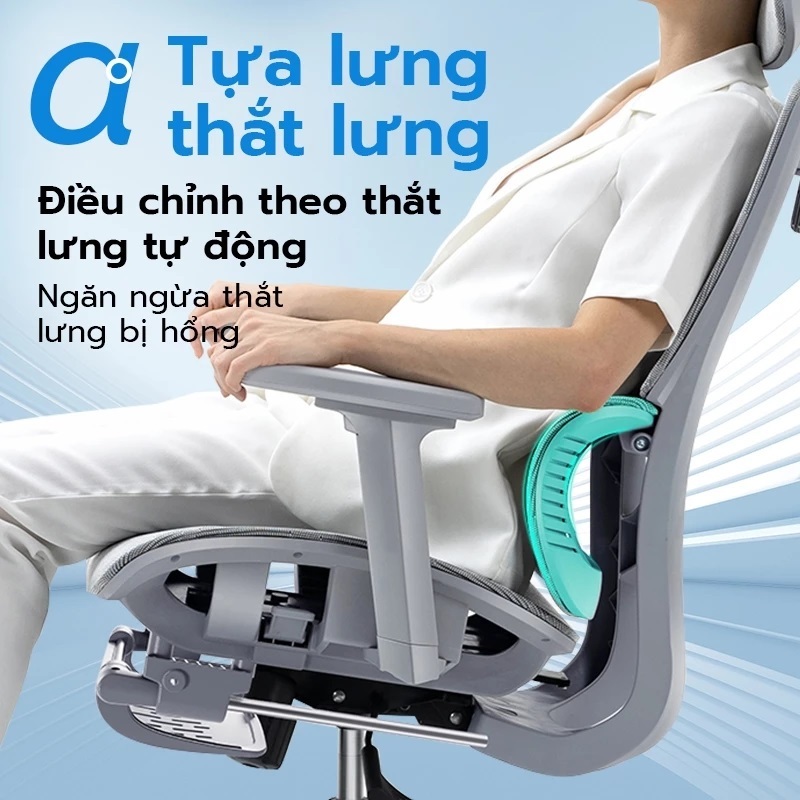 Ghế xoay văn phòng Công thái học bảo vệ cột sống điều chỉnh đa điểm thoải mái ngồi lâu dài -Hàng Nhập Khẩu | BigBuy360 - bigbuy360.vn