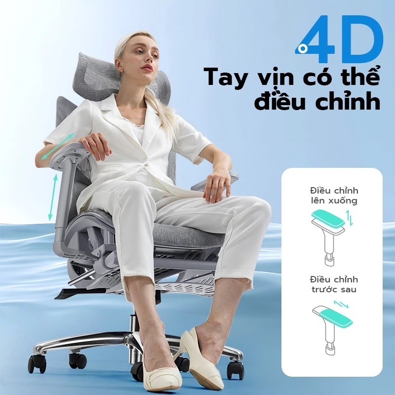 Ghế xoay văn phòng Công thái học bảo vệ cột sống điều chỉnh đa điểm thoải mái ngồi lâu dài -Hàng Nhập Khẩu | BigBuy360 - bigbuy360.vn