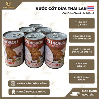 CHAOKOH Nước Cốt Dừa 400ml