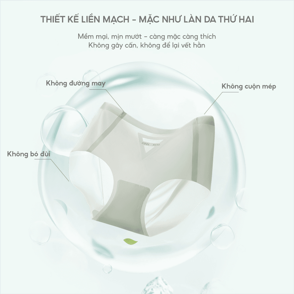 Combo 5-10 quần lót nữ tàng hình siêu mỏng Santony không đường may ôm sát kháng khuẩn mát lạnh–83011 | BigBuy360 - bigbuy360.vn