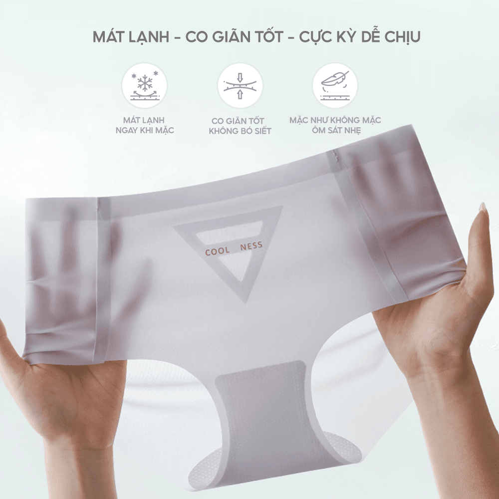 Combo 5-10 quần lót nữ tàng hình siêu mỏng Santony không đường may ôm sát kháng khuẩn mát lạnh–83011 | BigBuy360 - bigbuy360.vn