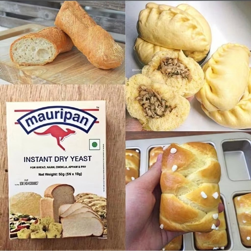 Men nở/men khô Instant Mauripan hộp 5 gói