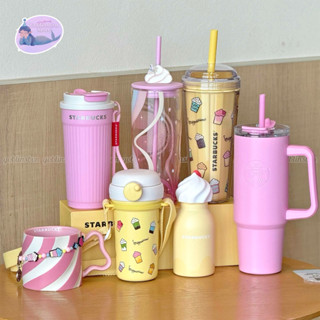 [Có Sẵn] Starbucks China Authentic - Bình Nước Và Phụ Kiện Frappuccino Party Summer 2025