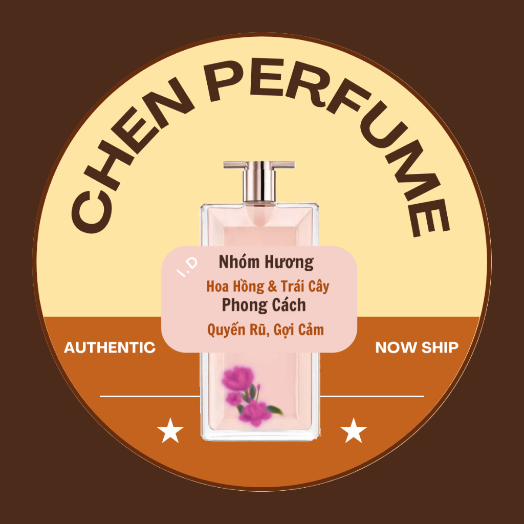 Nước Hoa Chiết Nữ I.D Le P 5ml/10ml – Mùi Ngọt Nhẹ, Dùng Đi Làm / Học / Dạo Phố