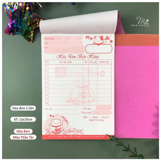 Hoá đơn HELLO KITTY - Mèo Thần Tài 1 liên loại TO