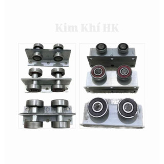Bánh xe cửa lùa,bánh xe treo ray 4 bánh chịu tải chịu lực