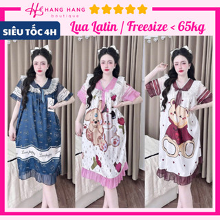 Đầm váy ngủ tiểu thư cổ tim voan viền ren lụa mềm mịn mát lạnh 65V03, váy đầm đồ ngủ nữ mặc nhà dễ thương sang chảnh