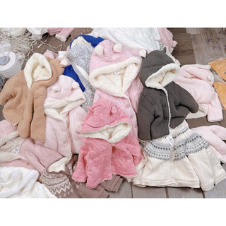 Áo khoác len lông GAP xuất dư sz 0-24M