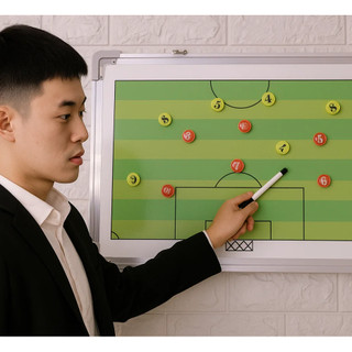 Bảng Chiến Thuật Bóng Đá Cầm Tay – Thiết Kế Gập Gọn, Dễ Mang – Hỗ Trợ Vạch Chiến Lược Trực Quan