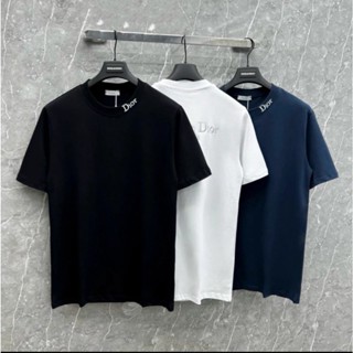 Áo Thun Nam Nữ Boy Phố Đì Ô Cổ Tròn Ngắn Tay Chất Cotton Premium Thêu Chữ Hãng Viền Cổ Và Sau Lưng