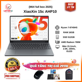 [New Full VAT] XiaoXin 15c AHP10_2025 {R7-8745HS / 16G / SSD 512GB / VGA 780M / 15.1 in, 2.5K, 165Hz, OLED}