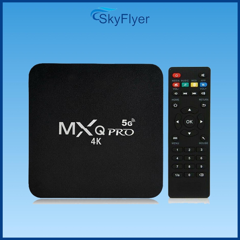 Box tivi android MXQ PRO 4K bản 8G+128GB/16GB+256GB Tiếng Việt Wifi 5G Android 11.1 Độ phân giải 4K,