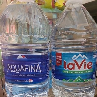 Combo 2 can Nước lavie, aquafina 5 lít