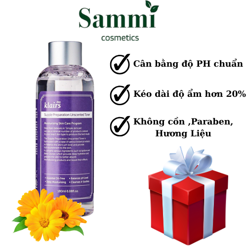[CHÍNH HÃNG] Nước Toner klairs 180ml làm sạch sâu cần bằng độ ẩm cho da