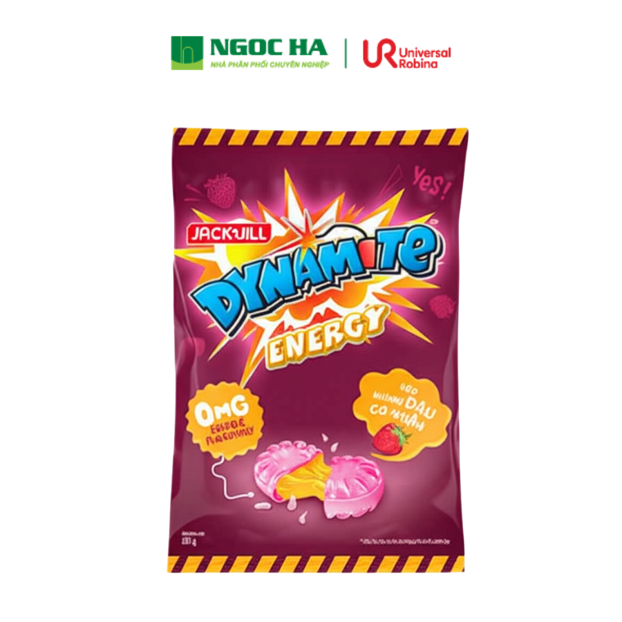 Thùng Kẹo Dynamite Energy Candy Vị Dâu 330g