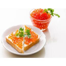 Trứng cá hồi đỏ xách Nga - Trứng cá món ăn truyền thống của Nga . Lọ 220g