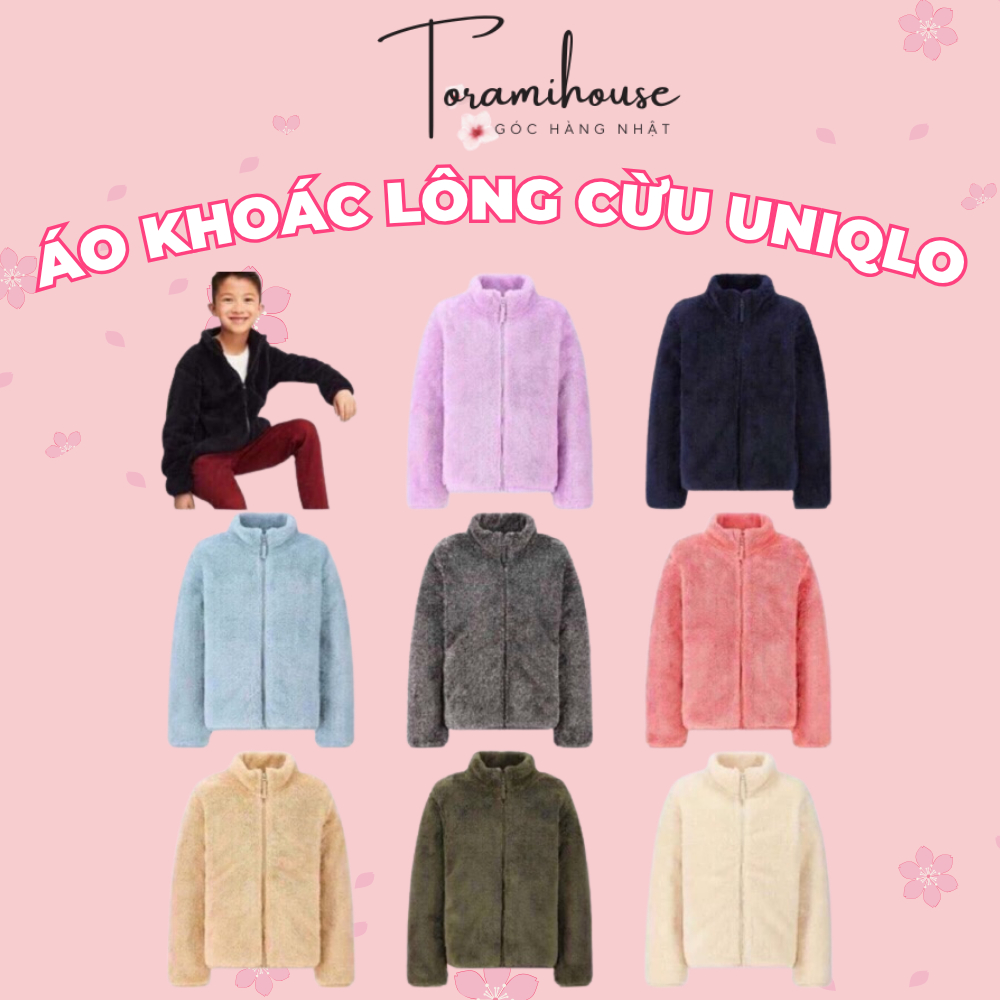 Áo lông cừu Uniqlo Kids (tag Nhật) auth